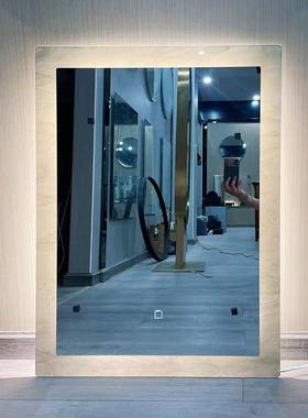 触屏感应极调光不带框无挂镜VEA子梳镜浴壁室妆无框镜led灯带智能