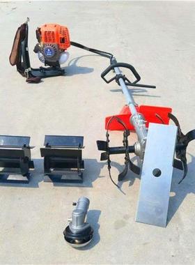 家用松土负锄草机AL-65524两程冲背式汽草油机锄机蔬菜大棚微耕松