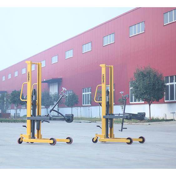 手动油桶倒桶车3000000铁KG油夹卸货车桶胶倾桶翻转倒油