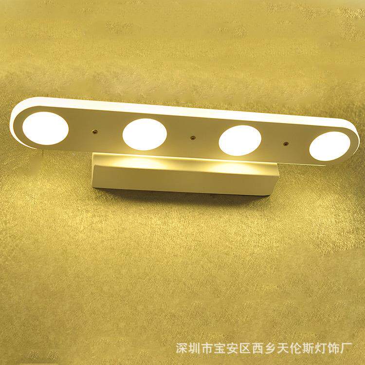 镜前柜灯浴间室卫生亚克力壁画简约灯化台63932防水led厕所壁灯妆