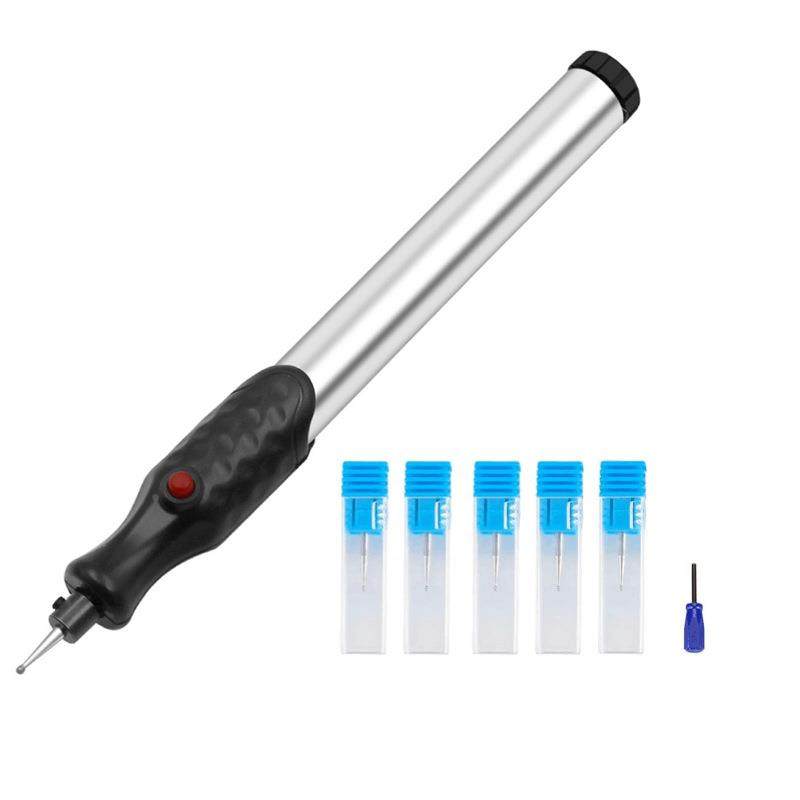 ZJU雕刻迷你电机玻璃属微型电动雕笔刻磨笔石材木金头表面雕刻