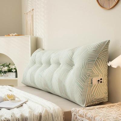 棉麻床头大靠背软包新款上靠枕卧室无榻HZH床榻垫米三角靠可拆洗