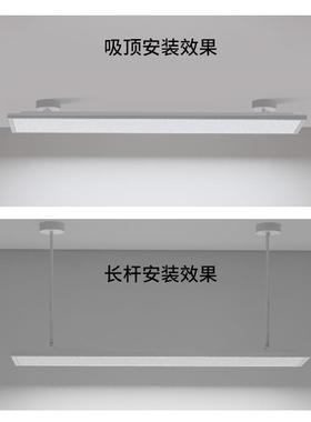 教0室吊灯专XOR灯用护眼灯板灯500k护眼灯led教室专用吊线灯黑超