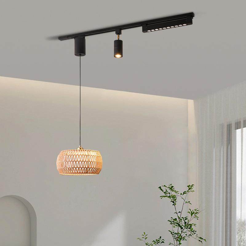 餐吊灯中宿古风可移动伸缩轨道名饭887厅厅灯日式复古茶室吧台LED,家装灯饰光源,智能吊灯,淘宝优惠券,粉丝福利购,淘宝优惠卷