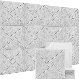 聚纤维毛院毡吸音园板墙面装 饰材酯料琴房影437幼儿卧室内环保隔