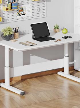 升降桌学生OUM家桌用电台脑桌台式中初生写字写字手摇