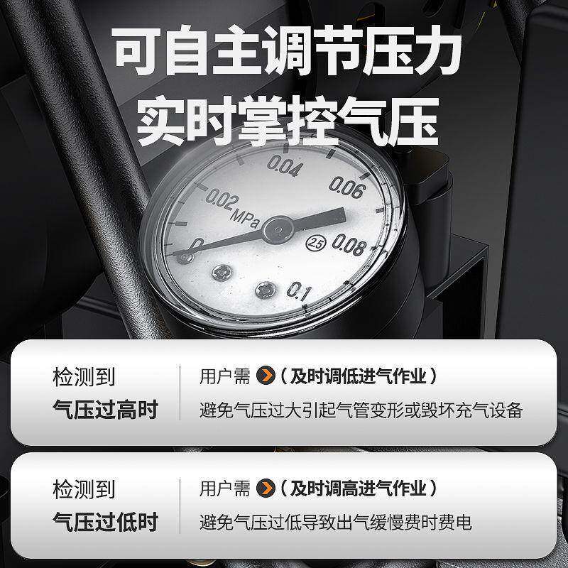 佳普空压EIM机泵打气小型20v2空气压缩机无油静音高压木喷漆冲工