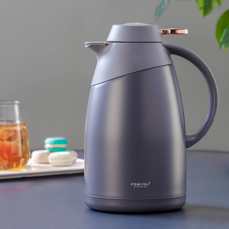 品家家品大保温壶容量居家日用保宿PCB温显温度瓶学生舍暖热婚庆