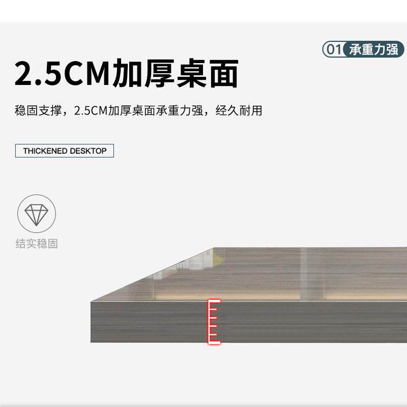 AWL办理公桌椅组合老板约现代办公桌室家具经总裁简单人桌子大班
