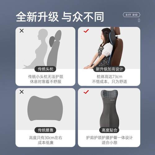 G夏5J乔氏车无品牌/头枕腰靠护腰车载座汽椅靠气背垫季透坐