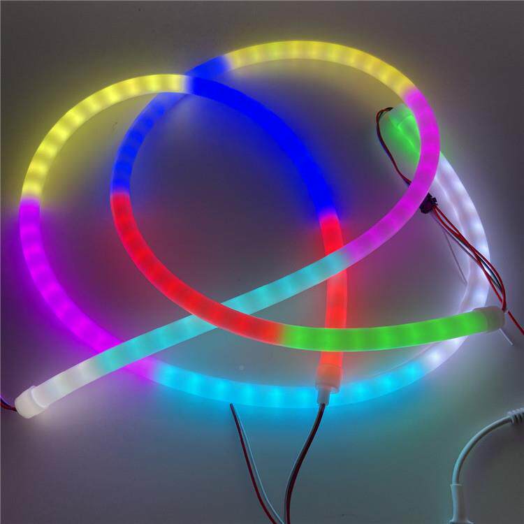 跑马流水ULT灯线霓虹LED低压12V幻彩线条灯彩条柔性霓虹幻灯带