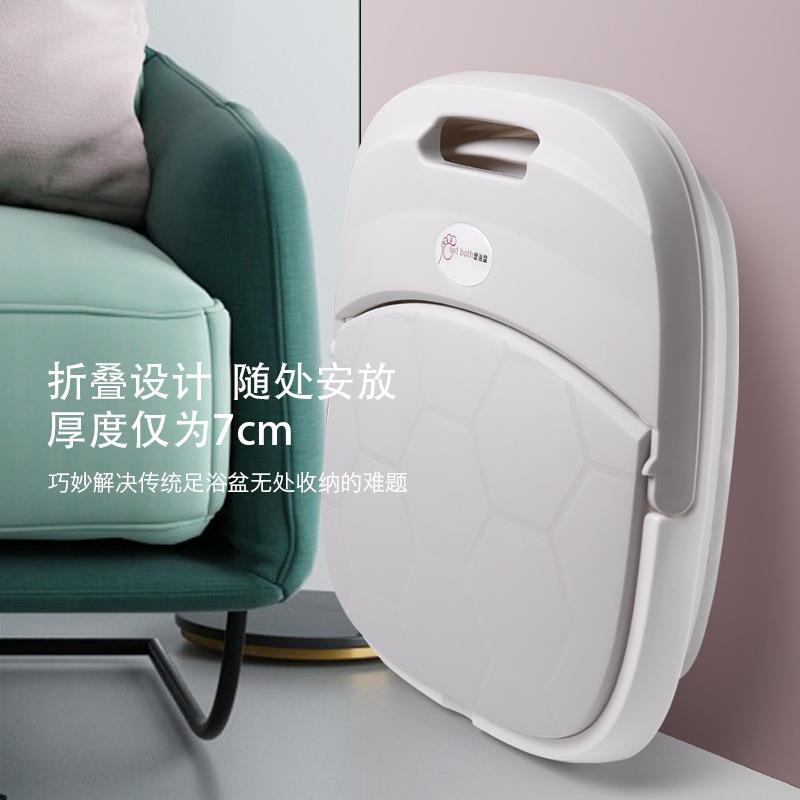 欧无线控折叠足脚浴盆无品牌/全自动恒温压美缩加热遥足底按摩泡