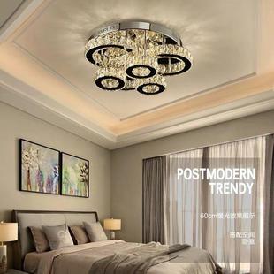 厂家直销现代简约水晶灯形客K厅灯无品牌 Cry9stalCeiling圆Light