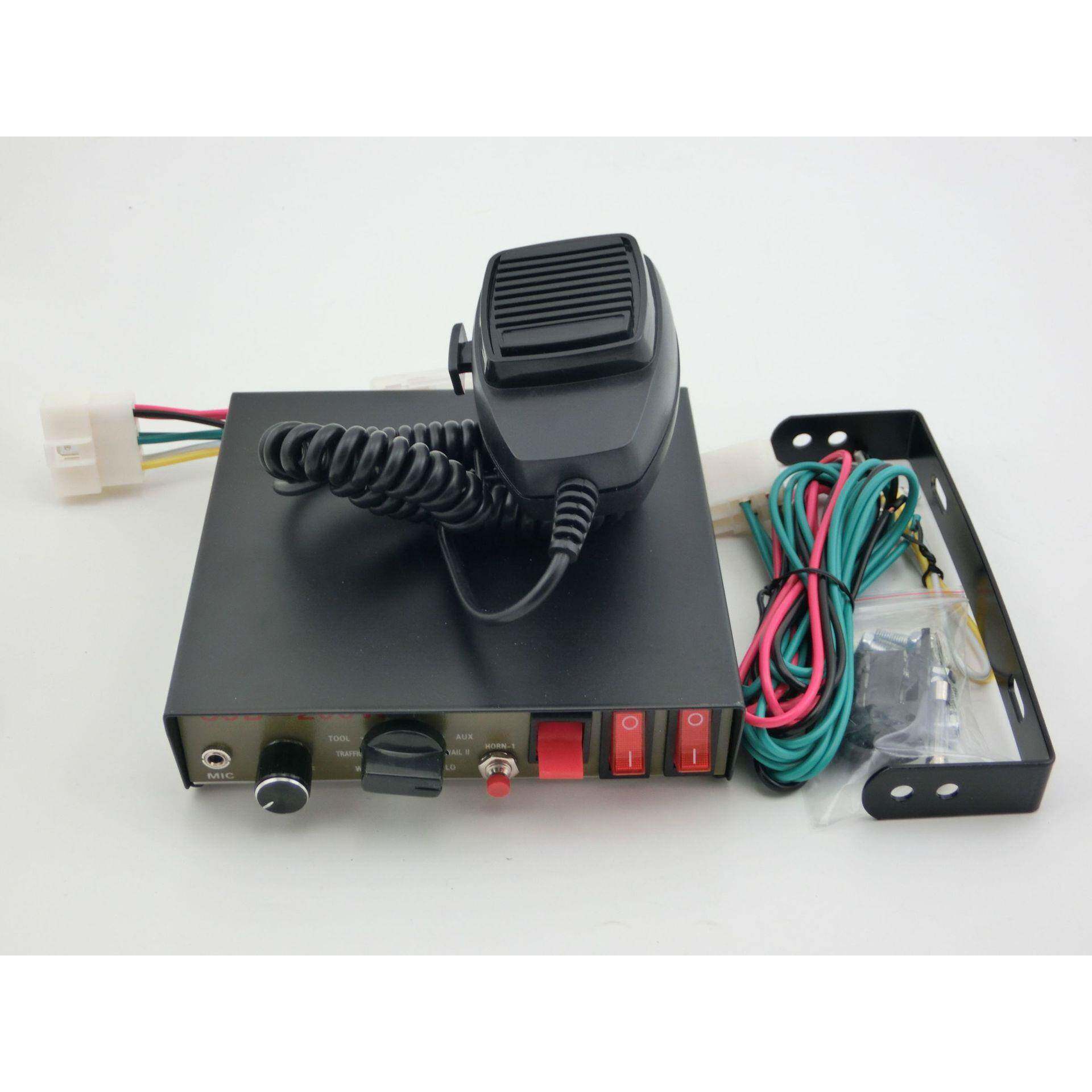 车载有线报主机带高清喊警话器200w瓦多音汽车扬声器12V24v伏改装