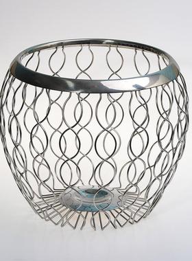 源头工厂不锈钢水果篮家用锈厨房DOZ创意蔬菜水果盘定不钢沥水制