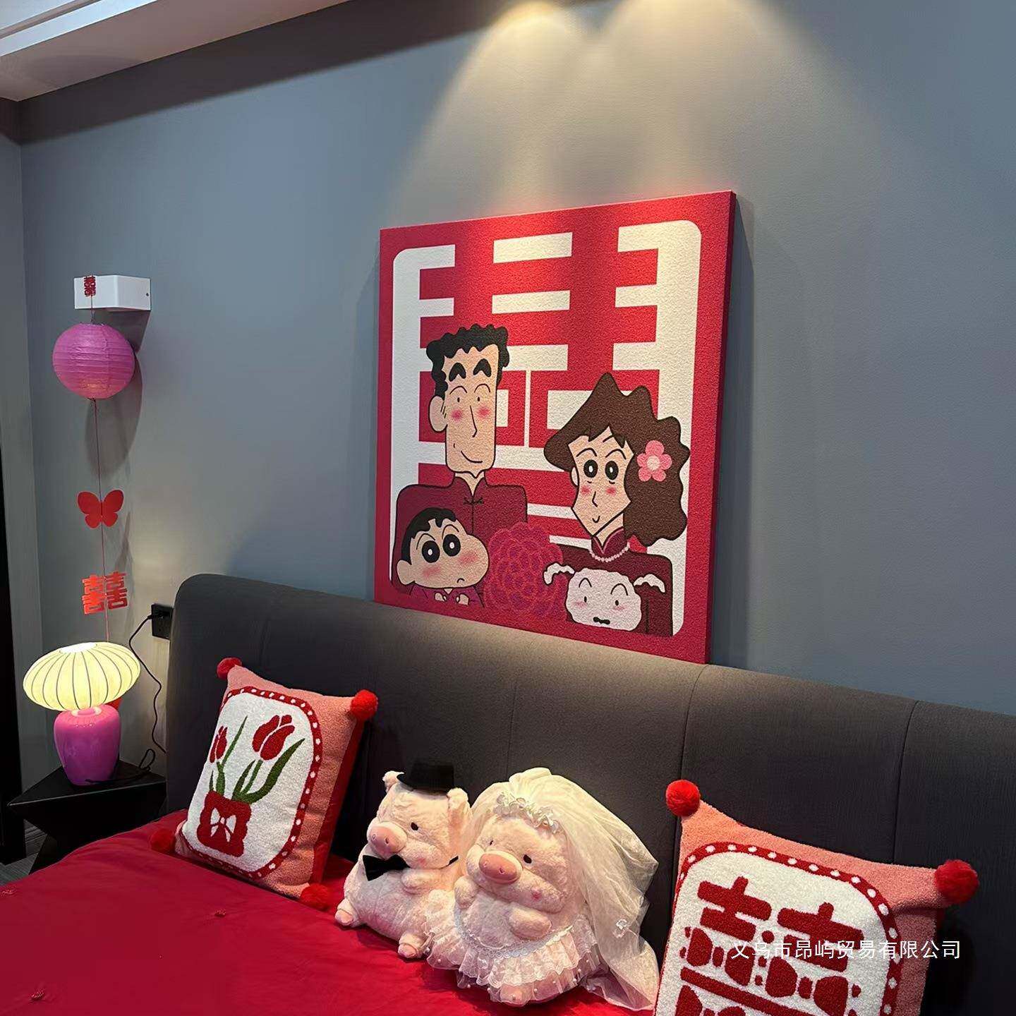 糊涂娘娘小猪公压床娃娃一对结新款娃喜玩仔偶抱枕新YKW婚婚婚礼