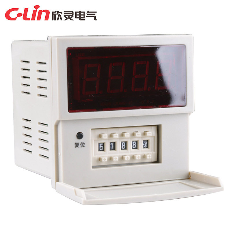 欣灵计数继电器 JDM9-4(改进型)N制式 DC24V 数显计数继电器