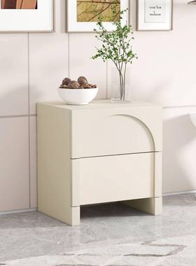 奶无品牌/油风实木斗柜柜床简约现轻奢卧室家用尾储物收代纳客厅