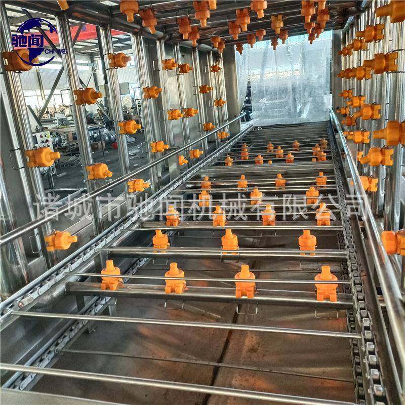 全自动无死洗筐筐机周转角清洗风干IHM流水线三淋段式高压喷洗筐