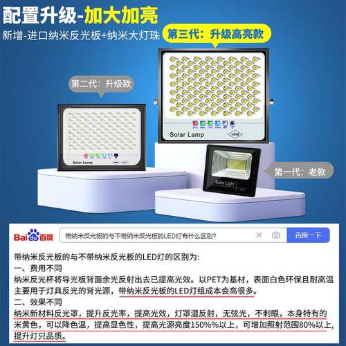 太阳能户外灯庭院618村灯家用亮大功照率新型防水农院超子LED明路