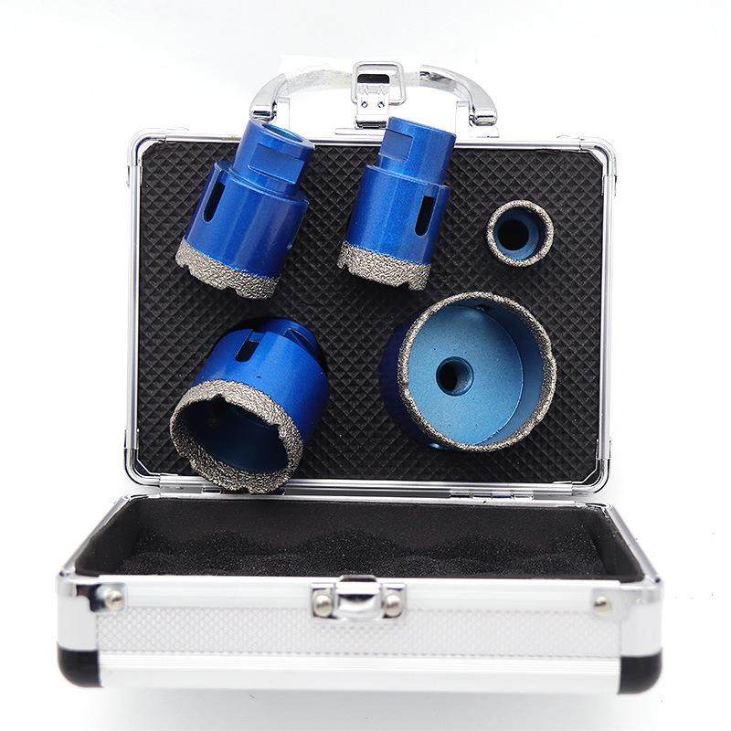 5pcM1钎CQB焊开孔4器套装金刚石材瓷砖打孔角石磨机钻扩孔头钻