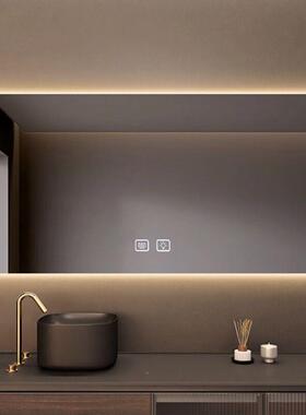 浴室生卫间ldDSH智能浴室镜灯镜子触带摸屏eLED壁挂洗手间化妆镜