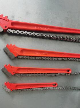 美式重钳型链条钳TDA06-4管子机滤清器扳手管子钳可调式链油GYD条