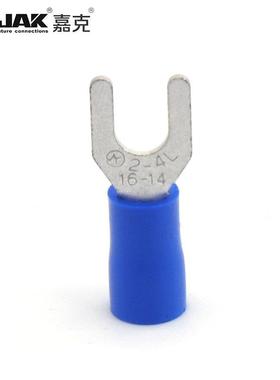 SV2-4LPV183C预绝缘叉形端子紫铜冷压端Y型子铜鼻子认证K有ST