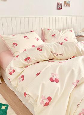 2025款UEM全40支133新72喷气件套花卉篇1.5m四床单款四棉件套车厘