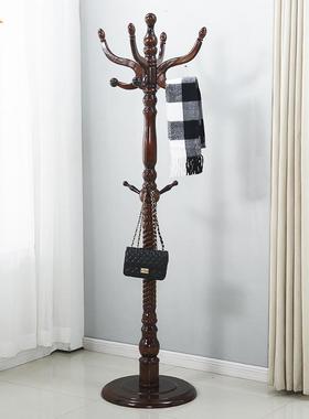 W简约实木帽架落地式SD-09-109卧室立式创意挂衣架衣架办公衣室家