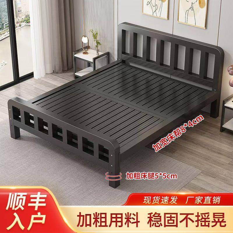 铁欧式艺床公主风双人铁床家用卧室出租屋经RGP济加固加厚型艺单