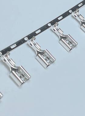 6.3插型簧A25YBJ0母插簧.横带横连接线端子DJ62-D63A2铜镀锡3.5K/