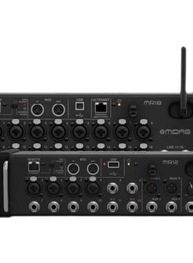 MIDAS斯MR12M迈R1达8机架式数调音字台ZJA专业舞台多轨无线控制