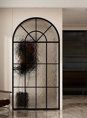 法式复拱古真窗壁UTK饰屏风入形户门玻璃假窗隔断网红服装屏店装