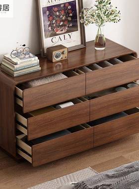 新中式实卧木柜卧室六七八九斗室柜储物五柜HKL收纳柜斗客厅抽屉