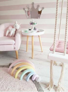 秋UWK秋千椅室承内木千重实室外成人木板松木棉绳阳台公园椅吊椅