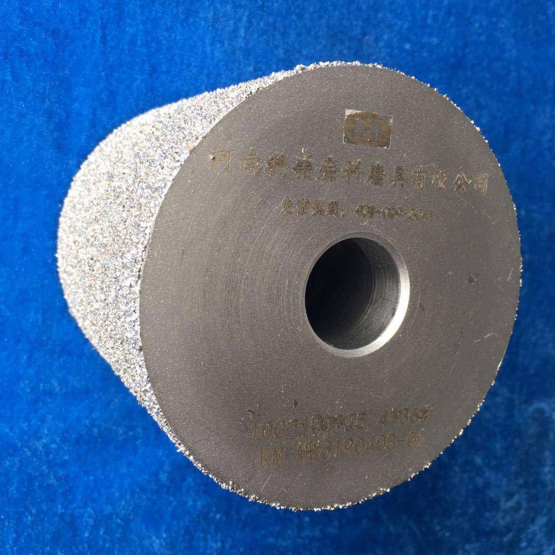 钎焊破碎刚料墩子磨花岗岩大理瓷石砖边磨226轮钎焊金石角磨机磨