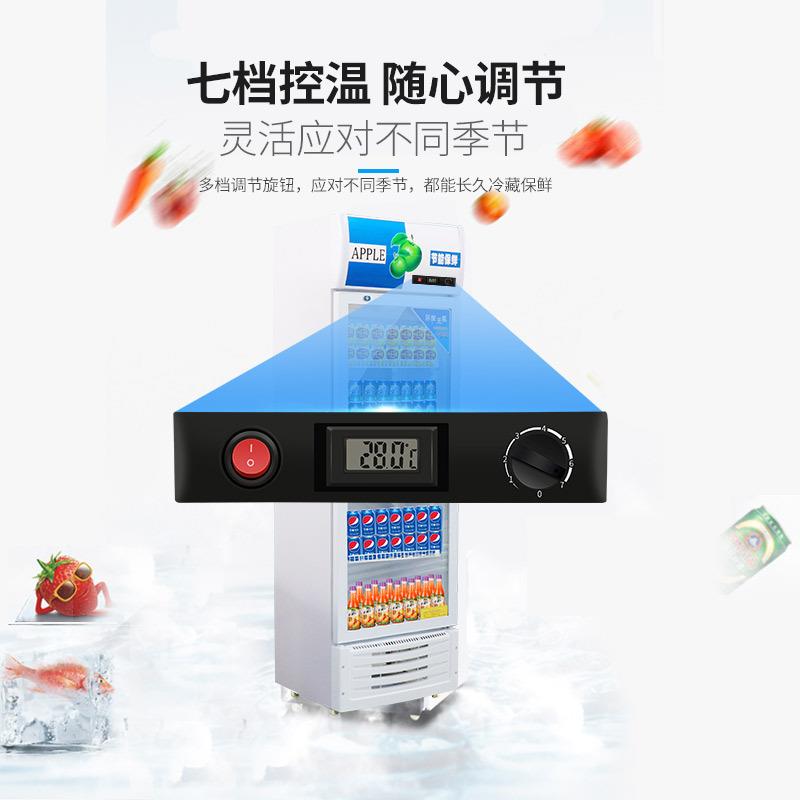 啤酒冷藏示柜立式柜商用冰851箱单门保鲜展柜饭店双超市冷柜门饮