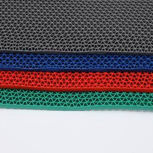 SUTA形空格毯厨房卫生间pvc塑料防滑垫网眼漏水橡地镂胶地网垫