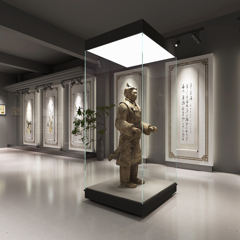 企业文化展厅文物艺术品展柜