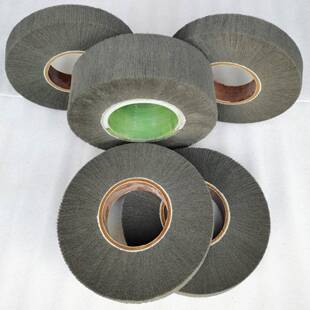 不锈织钢打磨丝抛轮飞翼轮百洁布拉轮不布纤维ZTW轮不夹砂轮研光