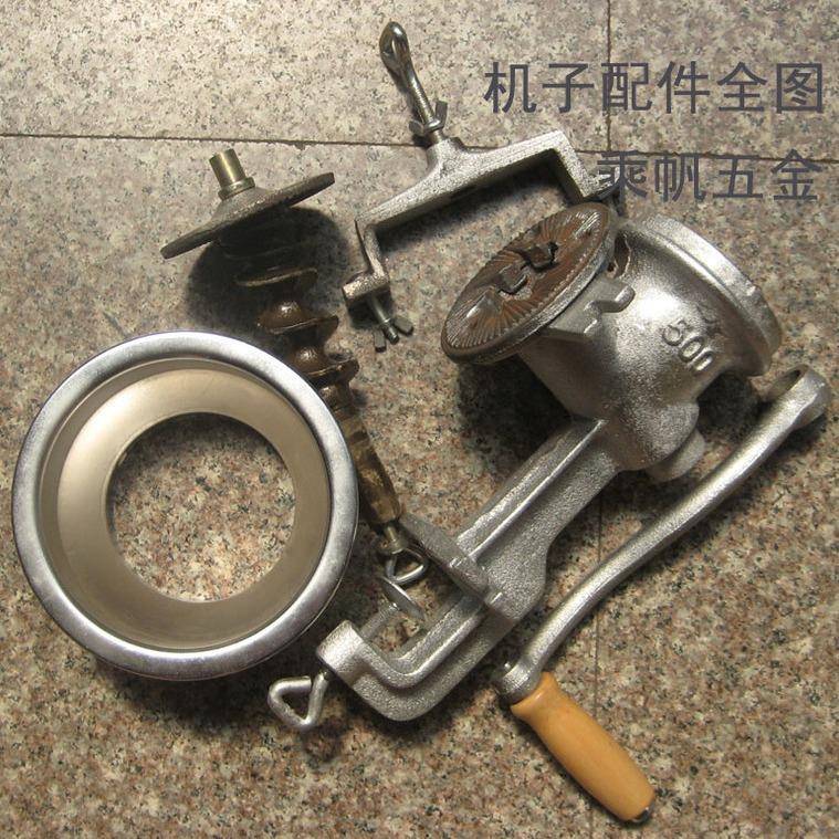 500磨型小型五谷杂粮磨535粉机手动研机粉碎机五谷家用打粉机铸铁