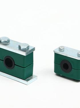 轻型/重型塑料管夹垫带橡胶定圈防震管夹管卡THGP30系YVU列固紧固