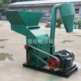 玉米整条粉碎机香料中药粉碎设备玉米芯饲料粉碎机艾草打绒机