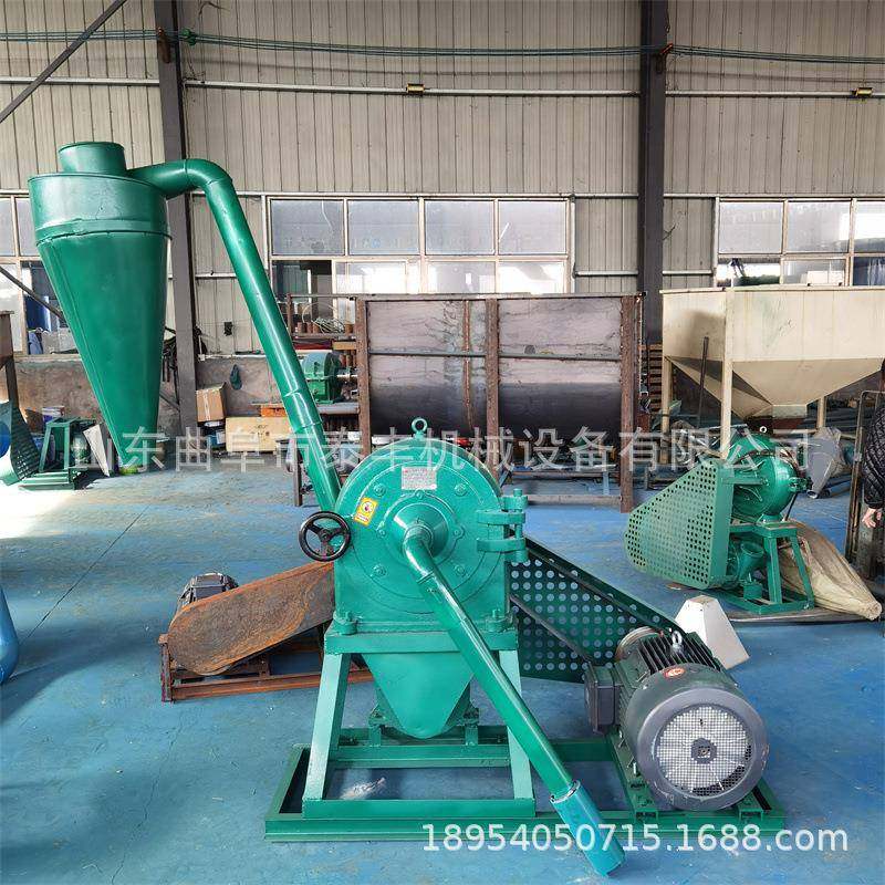 出口大米齿盘磨粉机加厚型粮食粉碎机小型自吸上料玉米打粉机