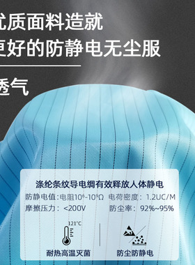 无尘服连体男女防护加有口袋橙色无尘车间工作服养殖场静电服连体