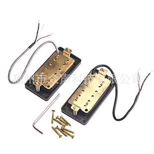 瑰木金平配色螺丝玫黑色低框双拾音器吉DZQ他件