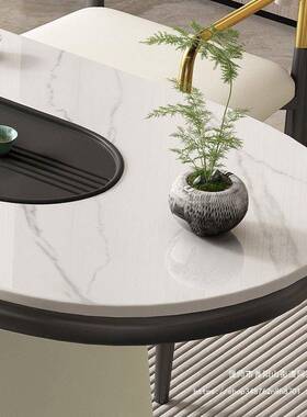 功夫小KKZ户型茶轻桌茶台板现代简约茶桌奢网小红泡茶桌一体岩一