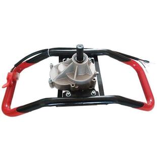 油割草机改地钻通用多功植PYO能农用打洞树配件割灌机转地汽钻垒