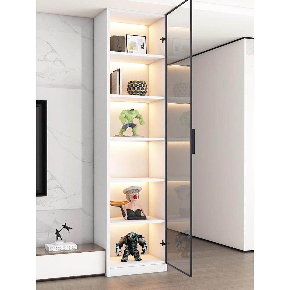 书柜展示柜无品牌/柜落地酒家用客厅玻璃门自己安自装货到己安装